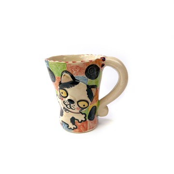 Nice Little Clay 手工鈴鐺杯 可愛貓 0101-157