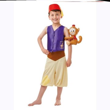 一千零一夜神話阿拉丁神燈表演衣服童話故事兒童cos演出服萬圣節