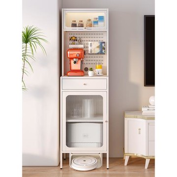 客廳掃地機器人置物架云鯨伴侶沙發邊幾日式落地置物收納柜小推車