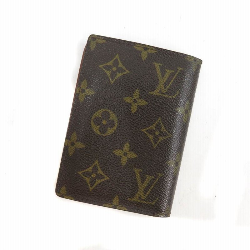 ルイヴィトン LOUIS VUITTON M61731 パスケース付き 二つ折り財布 