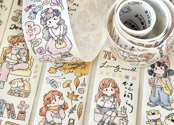 【第10彈】放輕松/多彩條條/思緒/海鹽/小筆頭手帳膠帶