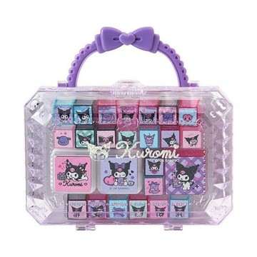 【震撼精品百貨】酷洛米_Kuromi~日本SANRIO三麗鷗 酷洛米印章組附造型手提盒*94740