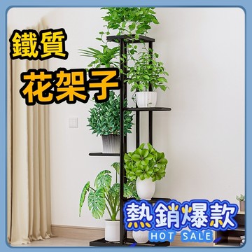 鐵藝花架 花盆架 花架子 圓款花架 園藝花架 落地式 花盆架 室外花架 置物花架 簡約白 多層花架