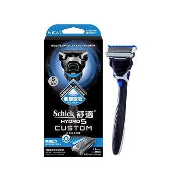 Schick 舒適 水次元5辨型刮鬍刀(保濕配方)1刀把2刀片【小三美日】DS002643 男性 型男