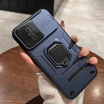戰斗熊 推窗鏡頭 金屬指環旋轉支架 適用於 蘋果 iPhone 16 15 14 Pro max 保護殼 防摔殼 手機殼