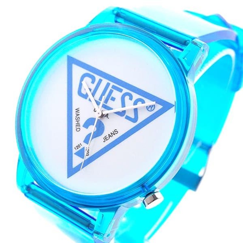 ゲス 腕時計 レディース HOLLYWOOD GUESS アナログ ロゴ スケルトン 