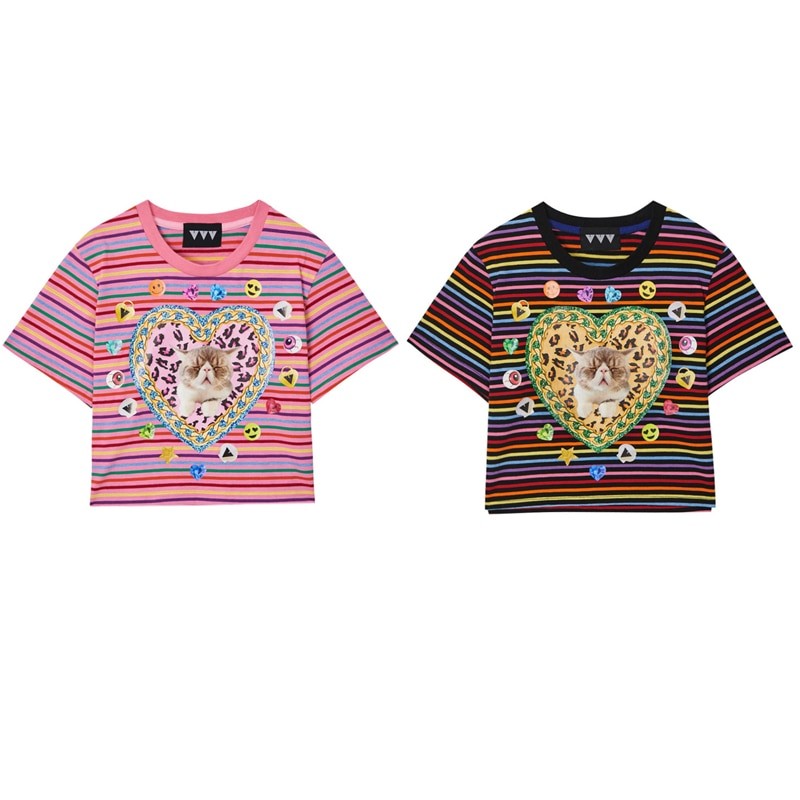 VERSACE クロップド丈 Tシャツ - Tシャツ/カットソー(半袖/袖なし)