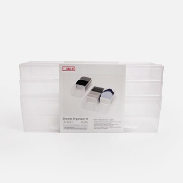 日本Like-it 櫃內分隔盒Mx3入