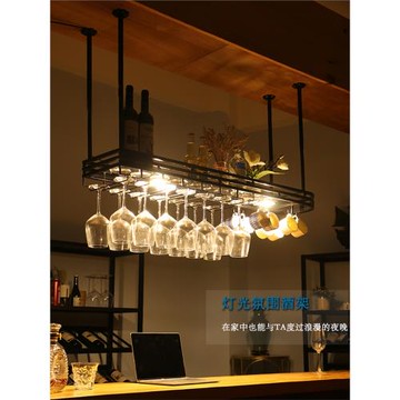 創意紅酒架子展示架家用紅酒杯架子展示架酒吧臺懸掛倒掛高腳杯架