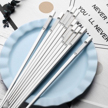 家用筷子酒店合金家庭快子高檔耐高溫高顏值防滑高端精致日式尖頭