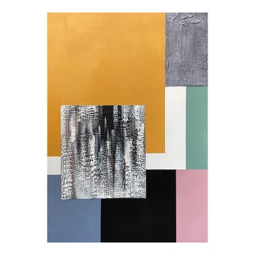御畫房 當代國家級展覽畫家 抽象系列手繪油畫70×100cm(DB-131)