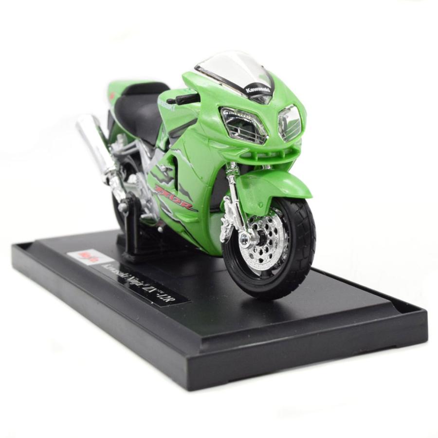 リアルバイク カワサキ ニンジャ Kawasaki Ninja ZX-12R ダイキャストモデル ミニカー ライトグリーン 黄緑 Maisto マイスト  1：18 | LINEショッピング