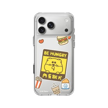 iPhone 17 Pro Max Clear Case（相機按鈕） 透明 - 嗨小強 Hi John - 內有餓犬