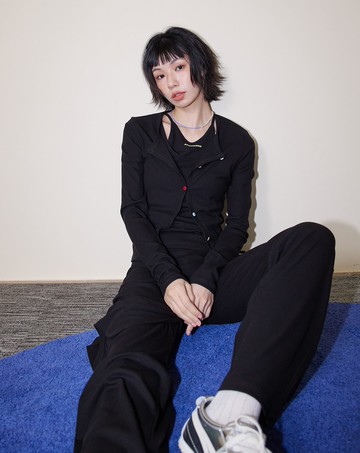 A｜造型鈕扣開襟彈性合身外套(兩色)