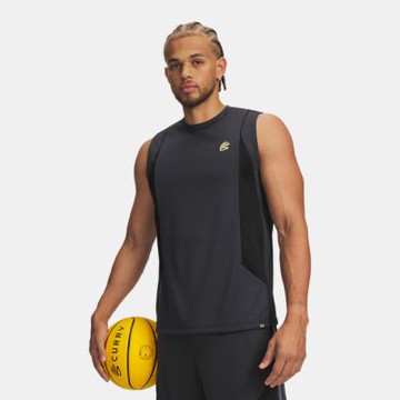 【UNDER ARMOUR】UA 男 Curry Training 籃球背心_6010919-016