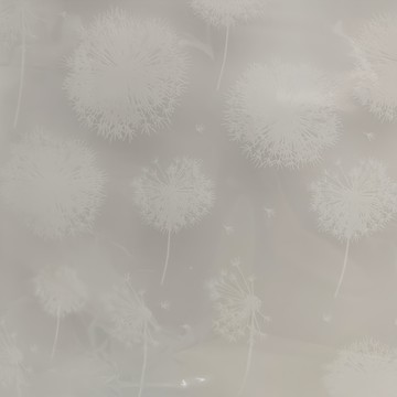 超大抗UV隔熱防窺自黏玻璃貼  295 x 60cm  蒲公英