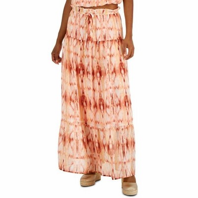 アイエヌシーインターナショナルコンセプト レディース スカート ボトムス Women's Printed Clip-Dot Tiered Maxi Skirt, Created for Macy's