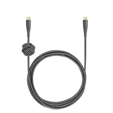 UrbanDesign Cable編織快充線 Type-C to Type-C 200cm 紫色