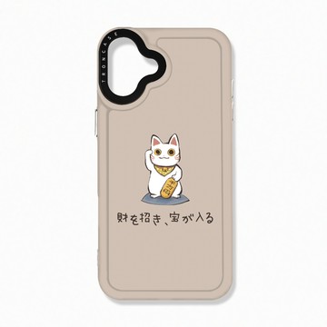 iPhone 16 Plus 殼 TRON iPhone 16 PLUS 俄羅斯方塊招財貓經典系列 太空殼 透白款 手機殼