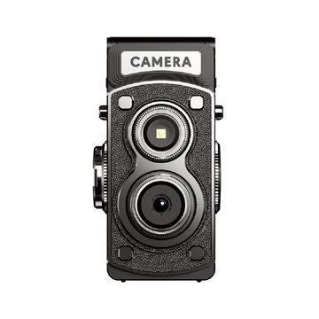 【Minicam 迷你拍】G17復古TLR雙眼Y8000迷你相機-黑