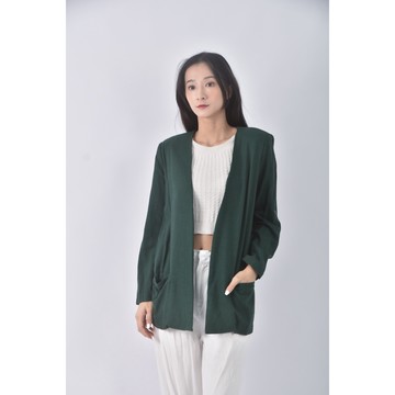 (M) rares質感綠色罩衫二手衣