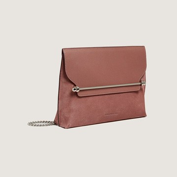 Strathberry - Stylist - Crossbody Leather Clutch - Pink