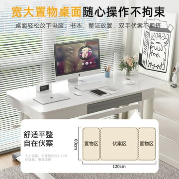 免運 開立發票  電腦桌書桌學生家用桌子簡易出租屋辦公桌升降學習桌工作臺寫字桌