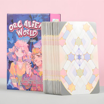 異人幻想塔羅 賽博朋克奇幻卡牌 宇宙霓虹佔卜禮品塔羅收藏