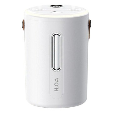 Kyhome 雙噴霧靜音加濕器/空氣淨化水氧機/無線納米噴霧機 1L  冰雪白  JS04
