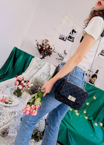 經典復古小方包【回收牛仔褲再生】永續是最奢華的精品