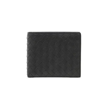 BOTTEGA VENETA INTRECCIATO 對開對摺編織短款錢包短夾