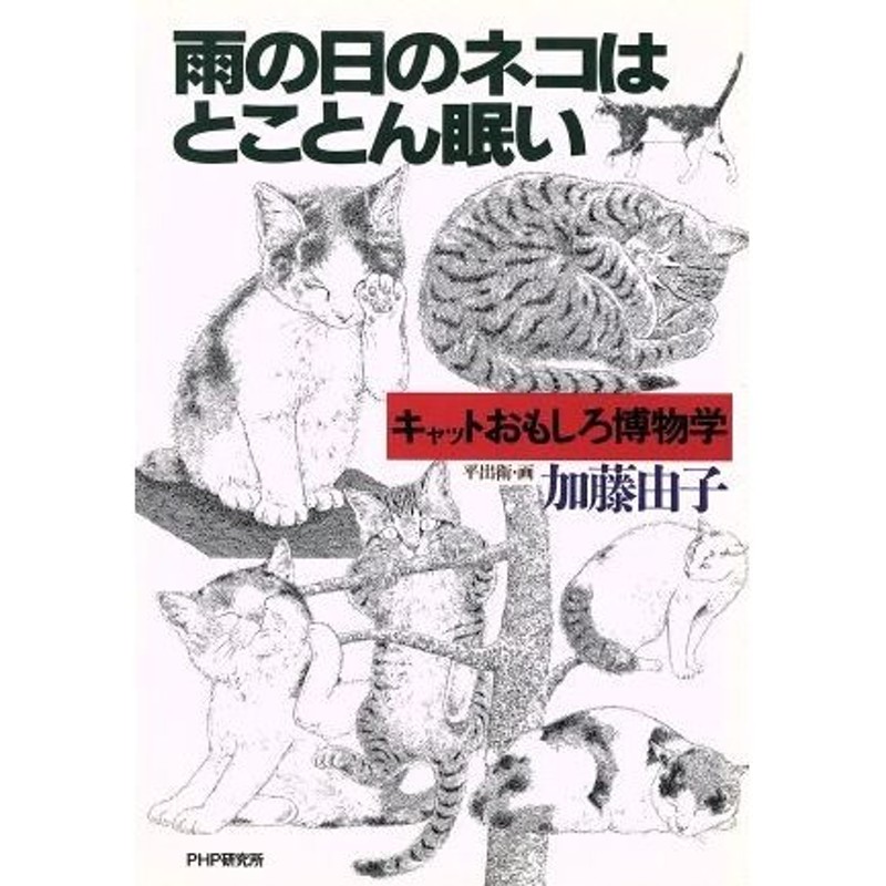 雨の日のネコはとことん眠い　キャットおもしろ博物学／加藤由子(著者)　LINEショッピング