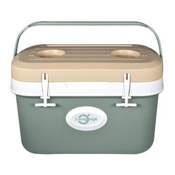 Living voje 桌上型碉堡冰桶  綠色+米色  25L