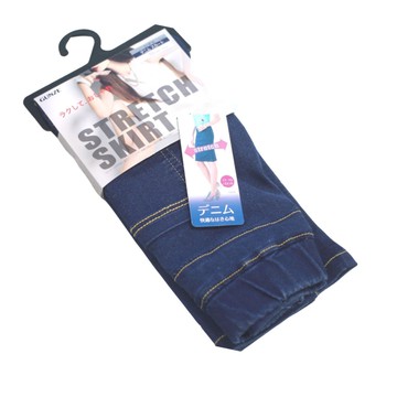 【Gunze 郡是】日本 TUCHE 舒適彈性女牛仔裙