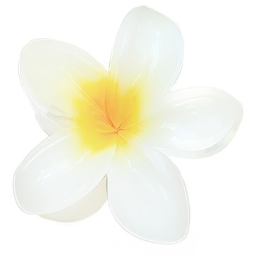 Socks Panda 夏威夷花朵髮夾  黃色