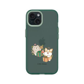 iPhone 15 Clear 憂墨綠 - 柴語錄 Shiba Says - 交換禮物