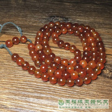 瑪瑙仿古明清老瑪瑙圓珠油光紅玉髓西亞古玩文玩古董珠配珠手串