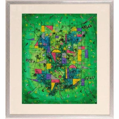 数量は多】 水彩画、風景「緑深めて」若松愛子 絵画 - 絵画 - 絵画