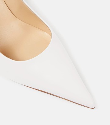 Magda Butrym Floral-appliqué leather pumps