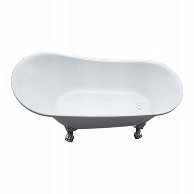 4361-0)アンティーク 猫足 エレガント バスタブ シャワー付き 床置き