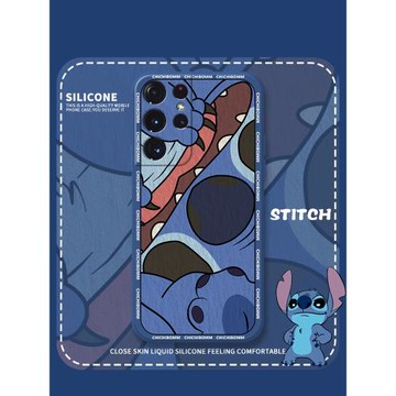 油畫史迪仔適用三星s21ultra手機殼s21fe動漫新款可愛s21+全包防摔s20ultra討厭鬼s20fe小怪物s20+卡通s21套