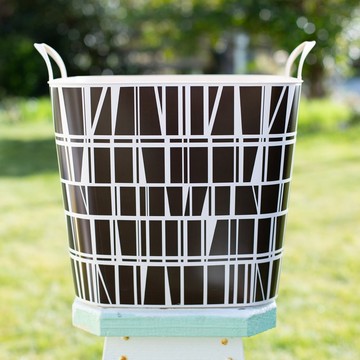 日本 Stacksto X Finlayson 聯名收納籃 (Corona 黑)