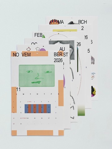 2026月曆Calendar日本published by collé/山口崇多設計師