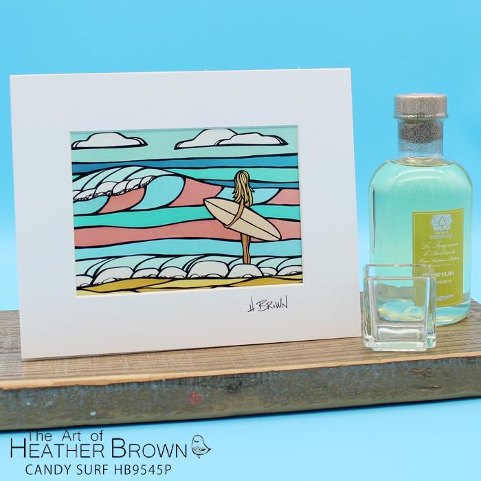 ヘザーブラウン アートプリント 絵画 HEATHER BROWN CANDY SURF ...