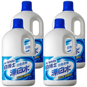 Dr.White 白博士 漂白水 白色衣物  2kg  4桶