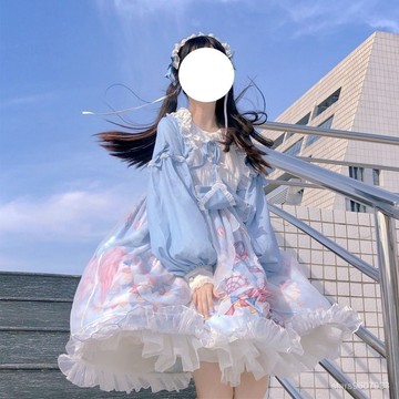 Cosplay💖夢境遊樂園OP派對lolita洛麗塔日常連衣裙可愛公主裙女生洋裝 YAFB