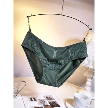 冰絲內褲女士蕾絲性感低腰透明情調純欲風純棉抗菌襠三角褲衩薄款