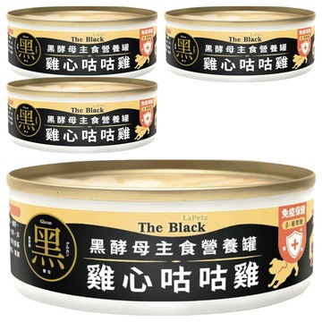 LaPetz 樂倍 黑酵母主食狗罐 雞心咕咕  80g  4個  雞