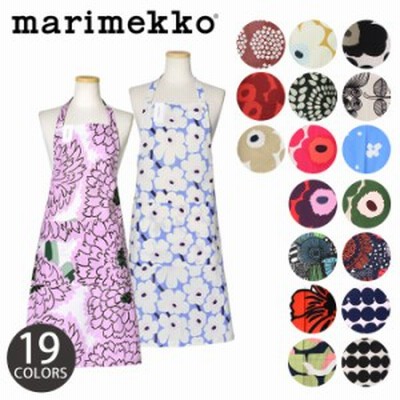 マリメッコ エプロン エプロン ブラック 黒 レッド 赤 MARIMEKKO 64161 