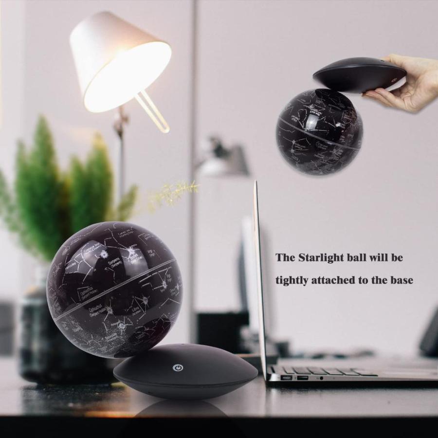 HCNT Levitating Light Globe Magnetic Floating Night Light Constellation Bal